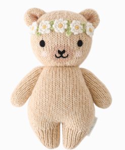 Baby honey bear (ivory floral)