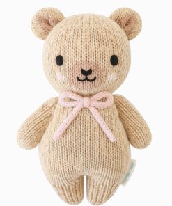 Baby honey bear (blush bow)